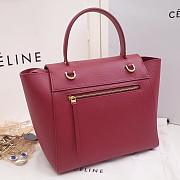 CELINE NANO BELT BAG BORDEAUX 189003 SIZE 20 x 20 x 10 CM - 5