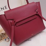 CELINE NANO BELT BAG BORDEAUX 189003 SIZE 20 x 20 x 10 CM - 2