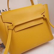 CELINE NANO BELT BAG YELLOW 189003 SIZE 20 x 20 x 10 CM - 5