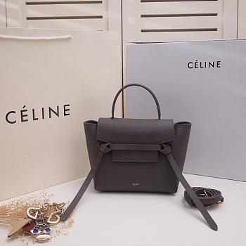 CELINE NANO BELT BAG ESPRESSO 189003 SIZE 20 x 20 x 10 CM