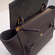 CELINE NANO BELT BAG ESPRESSO 189003 SIZE 20 x 20 x 10 CM - 2