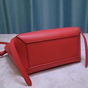 CELINE NANO BELT BAG RED 189003 SIZE 20 x 20 x 10 CM - 3