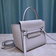 CELINE NANO BELT BAG WHITE 189003 SIZE 20 x 20 x 10 CM - 3