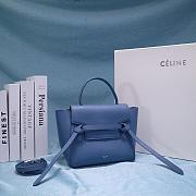 CELINE NANO BELT BAG ROYAL BLUE 189003 SIZE 20 x 20 x 10 CM - 1