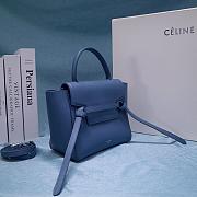 CELINE NANO BELT BAG ROYAL BLUE 189003 SIZE 20 x 20 x 10 CM - 5