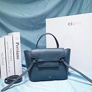 CELINE NANO BELT BAG PRUSSIAN BLUE 189003 SIZE 20 x 20 x 10 CM - 1