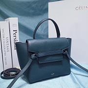 CELINE NANO BELT BAG PRUSSIAN BLUE 189003 SIZE 20 x 20 x 10 CM - 4