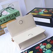 GUCCI GG MARMONT MINI BAG WHITE 488426 SIZE 18 CM - 2