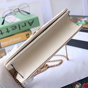 GUCCI GG MARMONT MINI BAG WHITE 488426 SIZE 18 CM - 3