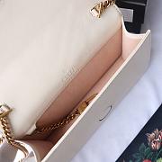 GUCCI GG MARMONT MINI BAG WHITE 488426 SIZE 18 CM - 4