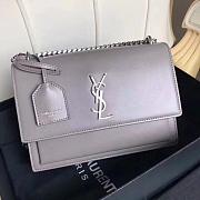 YSL SUNSET MEDIUM GRAY 442906 SIZE 22 CM - 1