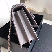 YSL SUNSET MEDIUM GRAY 442906 SIZE 22 CM - 5
