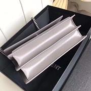 YSL SUNSET MEDIUM GRAY 442906 SIZE 22 CM - 3
