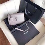 YSL SUNSET MEDIUM GRAY 442906 SIZE 22 CM - 2