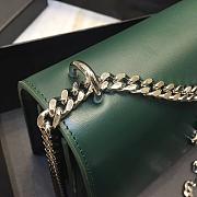 YSL SUNSET MEDIUM EMERALD GREEN 442906 SIZE 22 CM - 3