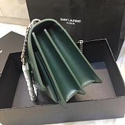YSL SUNSET MEDIUM EMERALD GREEN 442906 SIZE 22 CM - 5
