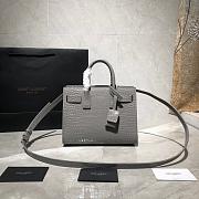YSL CLASSIC SAC DE JOUR NANO GRAY 392035 SIZE 22 x 18 x 10.5 CM - 1