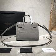 YSL CLASSIC SAC DE JOUR NANO GRAY 392035 SIZE 22 x 18 x 10.5 CM - 6