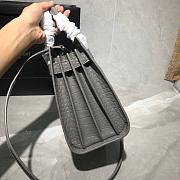 YSL CLASSIC SAC DE JOUR BABY GRAY 421863 SIZE 26 x 20.5 x 12.5 CM - 2