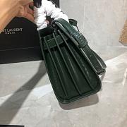 YSL CLASSIC SAC DE JOUR BABY EMERALD GREEN 421863 SIZE 26 x 20.5 x 12.5 CM - 3