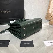 YSL CLASSIC SAC DE JOUR BABY EMERALD GREEN 421863 SIZE 26 x 20.5 x 12.5 CM - 5