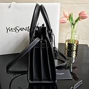 YSL CLASSIC SAC DE JOUR BABY GRAINED LEATHER BLACK 421863 SIZE 26 CM - 6