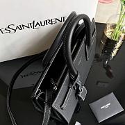 YSL CLASSIC SAC DE JOUR BABY GRAINED LEATHER BLACK 421863 SIZE 26 CM - 5