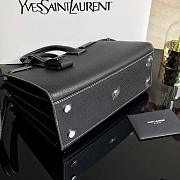 YSL CLASSIC SAC DE JOUR BABY GRAINED LEATHER BLACK 421863 SIZE 26 CM - 3