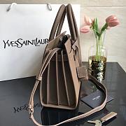 YSL CLASSIC SAC DE JOUR BABY GRAINED LEATHER TAN 421863 SIZE 26 CM - 6