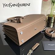 YSL CLASSIC SAC DE JOUR BABY GRAINED LEATHER TAN 421863 SIZE 26 CM - 2
