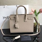 YSL CLASSIC SAC DE JOUR BABY GRAINED LEATHER BEIGE 421863 SIZE 26 CM - 1