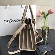 YSL CLASSIC SAC DE JOUR BABY GRAINED LEATHER BEIGE 421863 SIZE 26 CM - 6