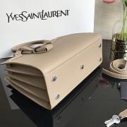 YSL CLASSIC SAC DE JOUR BABY GRAINED LEATHER BEIGE 421863 SIZE 26 CM - 5