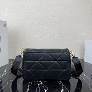 PRADA SYSTEM PATCHWORK BAG BLACK 1BD291 SIZE 28 CM - 4