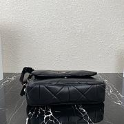 PRADA SYSTEM PATCHWORK BAG BLACK 1BD291 SIZE 28 CM - 2