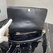 PRADA SYSTEM PATCHWORK BAG BLACK 1BD291 SIZE 28 CM - 5