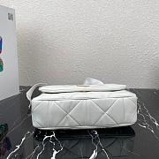  PRADA SYSTEM PATCHWORK BAG WHITE 1BD291 SIZE 28 CM - 4