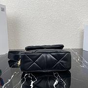 PRADA SMALL SYSTEM PATCHWORK BAG BLACK 1BD292 SIZE 21 CM - 5