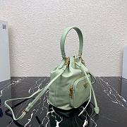 PRADA NYLON BUCKET BAG TEA GREEN 1N1864 SIZE 23 CM - 6