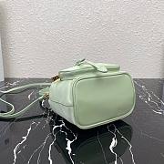 PRADA NYLON BUCKET BAG TEA GREEN 1N1864 SIZE 23 CM - 4