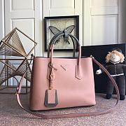 PRADA MEDIUM DOUBLE BAG PALE PINK 1BG775 SIZE 33 CM - 1
