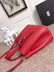 PRADA MEDIUM DOUBLE BAG RED 1BG775 SIZE 33 CM - 6