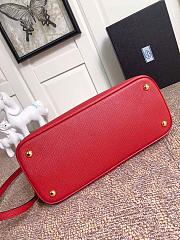 PRADA MEDIUM DOUBLE BAG RED 1BG775 SIZE 33 CM - 3