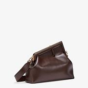 FENDI FIRST MEDIUM DARK BROWN 8BP127 SIZE 32 CM - 2