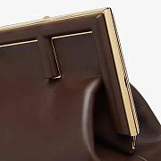 FENDI FIRST MEDIUM DARK BROWN 8BP127 SIZE 32 CM - 4