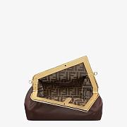 FENDI FIRST MEDIUM DARK BROWN 8BP127 SIZE 32 CM - 5