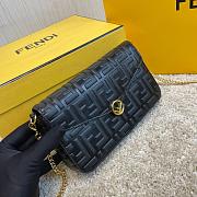 FENDI WALLET ON CHAIN WITH POUCHES BLACK 8BS032 SIZE 21.5 CM - 6