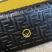FENDI WALLET ON CHAIN WITH POUCHES BLACK 8BS032 SIZE 21.5 CM - 4