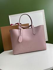 BURBERRY LARGE SHOPPING BAG DUSTY PINK LEATHER SIZE 46 CM - 3