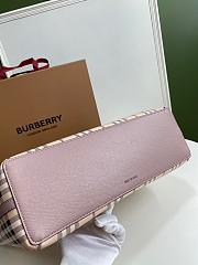 BURBERRY LARGE SHOPPING BAG DUSTY PINK LEATHER SIZE 46 CM - 4